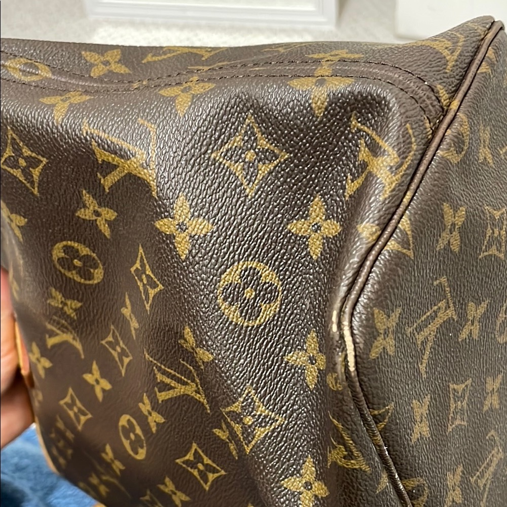 Louis Vuitton Brown Monogram Tote Bag - Picture 4 of 7